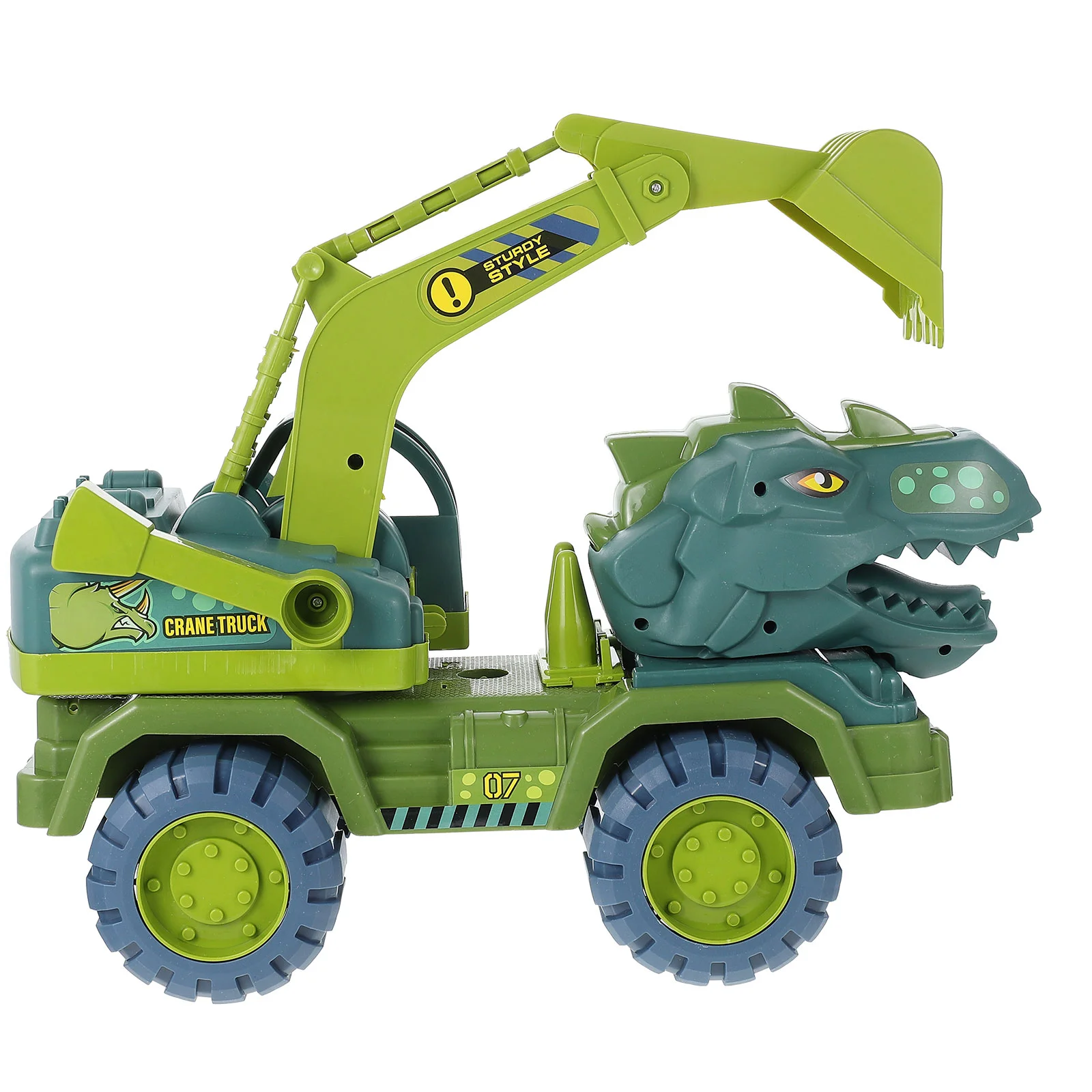 

1 Set of Cartoon Dinosaurs Plaything Pull-Back Truck Child Truck Plaything