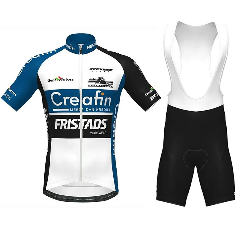 

Summer 2021 Team Creafin Cycling Jersey 20D Gel Set MTB Bicycle Clothing Bike Clothes Ropa Ciclismo Mens Short Maillot Culott