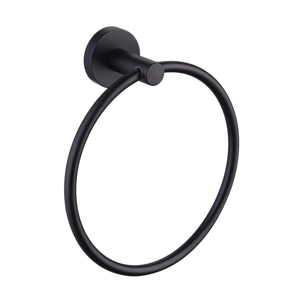 

Towel Ring for Bathroom, Hand Towel Holder Round Towel Hanger Wall Mount 304 Stainless Steel Brushed Finish(Black)