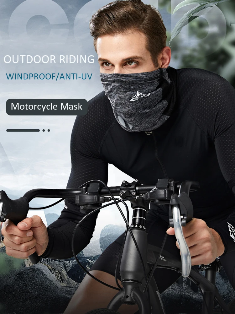 IRON JIA'S Motorcycle Face Mask High Stretch Summer Fabric Moto Dust-Proof UV Protection Mesh Motorbike Neck Gaiter Face Mask images - 6