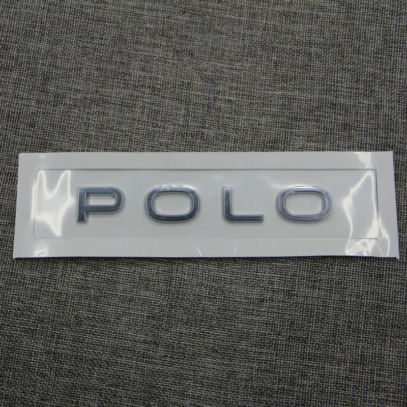 

Применим для заднего багажного знака Polo, логотип с надписью