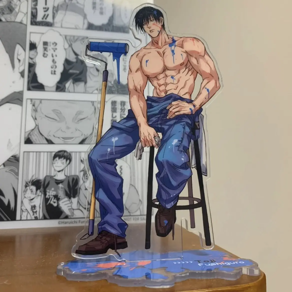 Подставка для косплея аниме juютсу Kaisen, акриловая фигурка, масляная краска, фуксигуро тоцзи, настольная модель, фотоколлекция, реквизит