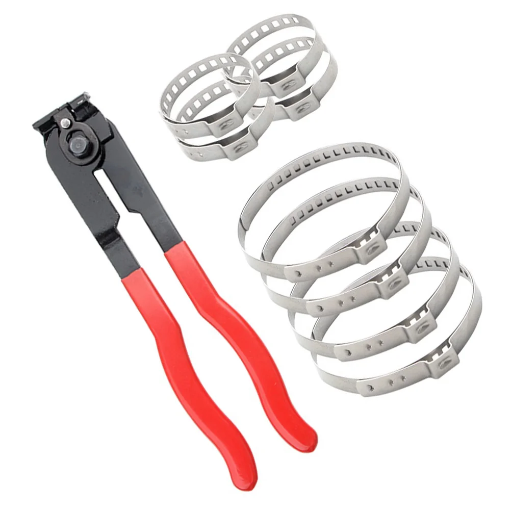 

Hose Clamp Kit Repair Tools Cv Boot Pliers Automobile Collar Car Supply Metal Axle Clamps