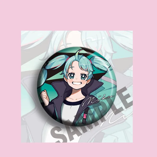 Фигурка аниме Hatsune Miku Kagamine Len Rin брошь значок персонажи Piapro Meiko Kaito броши значки