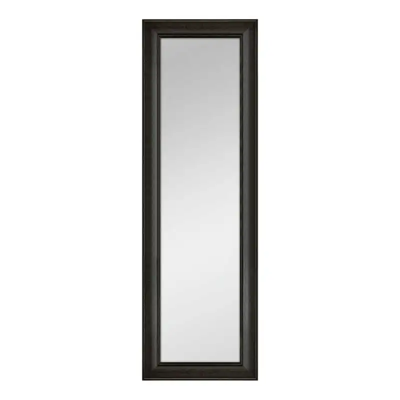 

Mirror with Hardware, 17X53 IN, Black Finish