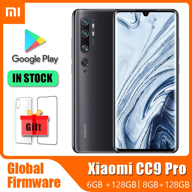 Xiaomi CC9 Pro Smartphone Mi Note 10 4G Cellphone , 50x Zoom 100 Million  5260mAh Battery Snapdragon 730G