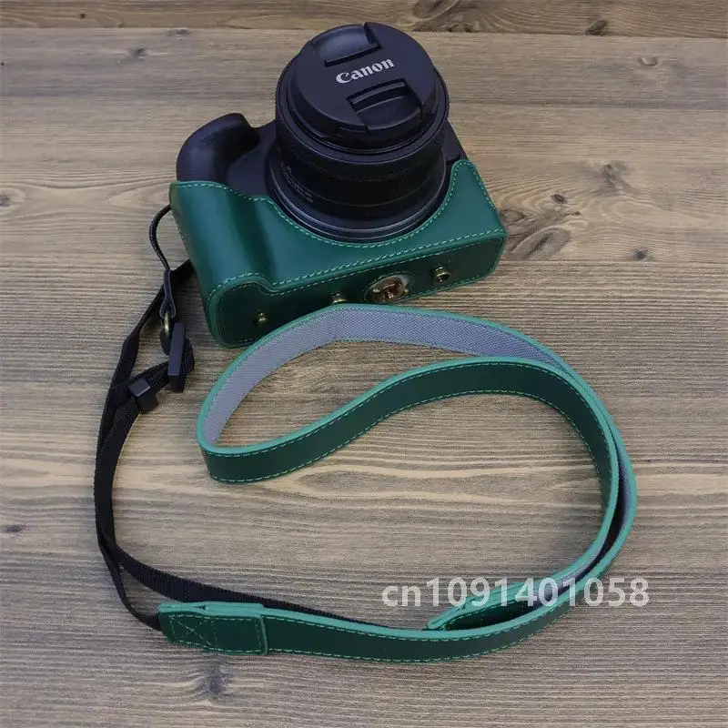 Защитный чехол из искусственной кожи для Canon EOS R50 (объектив 18-45 мм) R100