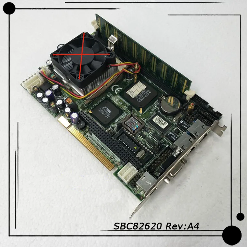 

SBC82620 Rev:A4 для материнской платы промышленного контроля Axiomtek перед отправкой идеальный тест