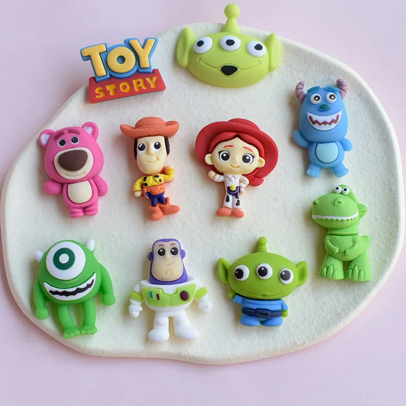 

Resin Kawaii Toy Story Woody Buzz Lightyear Ornament Flatback DIY Scrapbooking For Jewelry Making Accessories