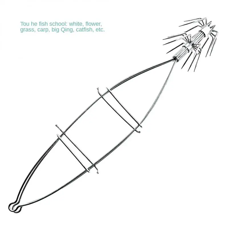 

Двухслойная модель крючка-зонтика, Экономная рыболовная приманка, прочная и долговечная, крепкая, Бесстрашная, большая рыба, осьминог, крючок