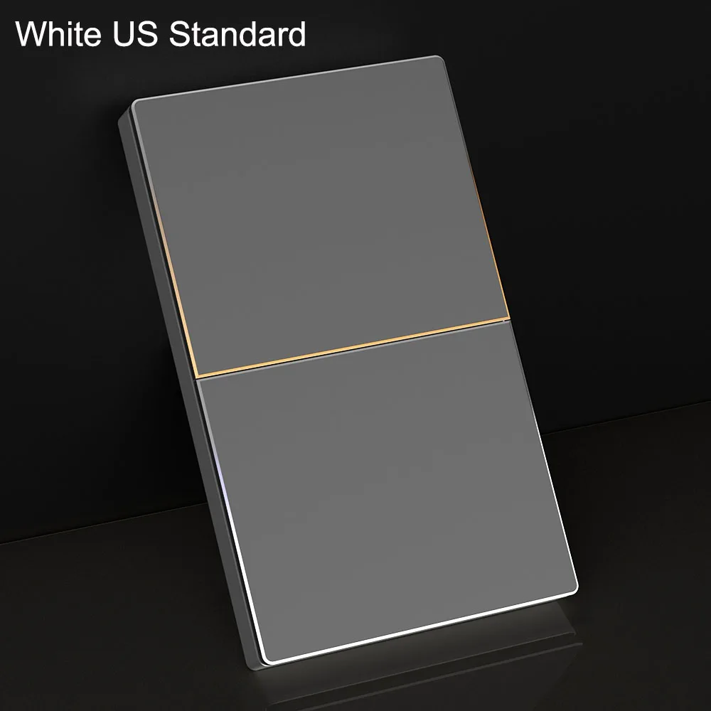 

MIUCDA Tuya Wi-Fi умный выключатель света Стандарт США 1/2/3/4 Gang кнопочный переключатель с окружающим освещением работает для Alexa Google Home