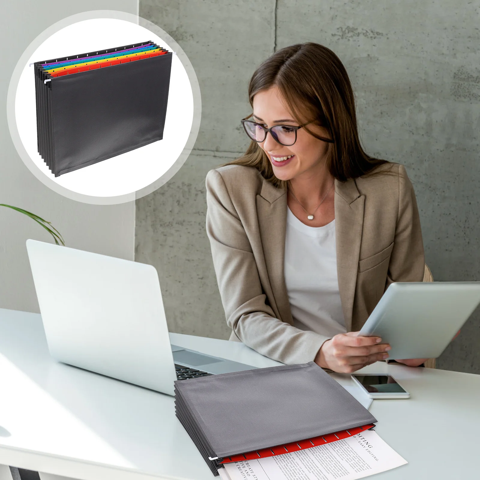 

Folder File Organizer Expanding Accordion Document Folders Expandable Hanging Paper Accordian Pockets Receipt Filing Receiptsbag