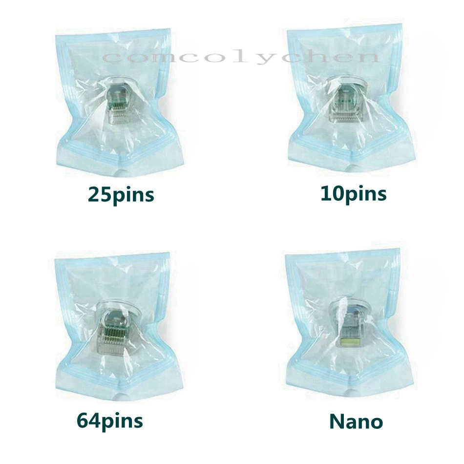 

Расходные изолированные микроиглы радиочастотная игла для татуировки красоты фракционный радиочастотный картридж для золота 10pin 25pin 64 pins и Nano