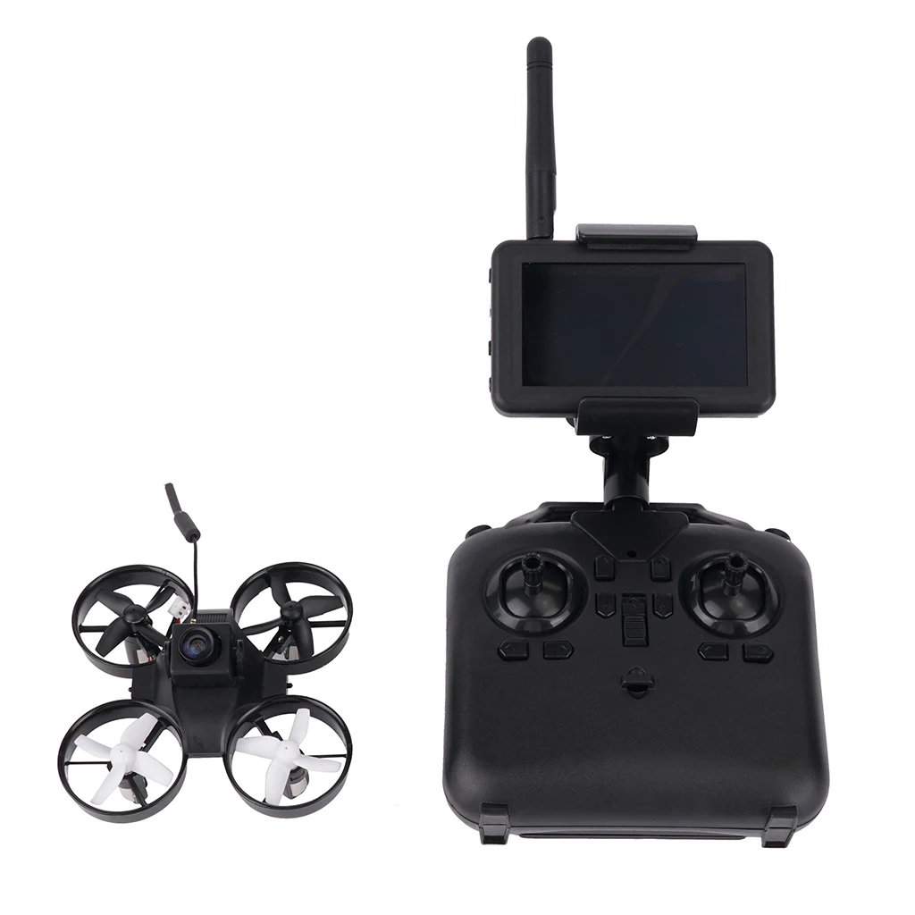 

65mm Wheelbase FPV Basic Set T02 Kit RC Quadcopter FPV Racer Drone 800TVL Self-stabilizing Mode With Transmitter&Monitor Display