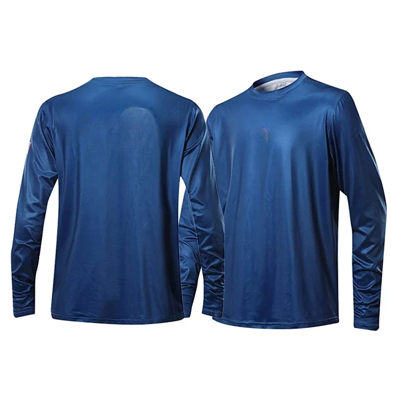 Футболка мужская с длинным рукавом дышащий свитшот защитой от УФ излучения