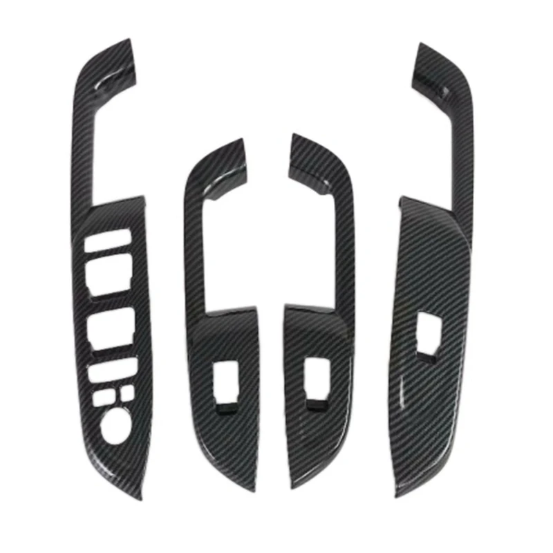 1 комплект подлокотник для внутренней двери из углеродного волокна панель