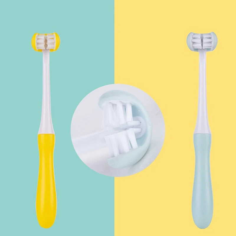 

Three-sided Care Toothbrush Soft Bristled Toothbrush Household Oral Clean Care