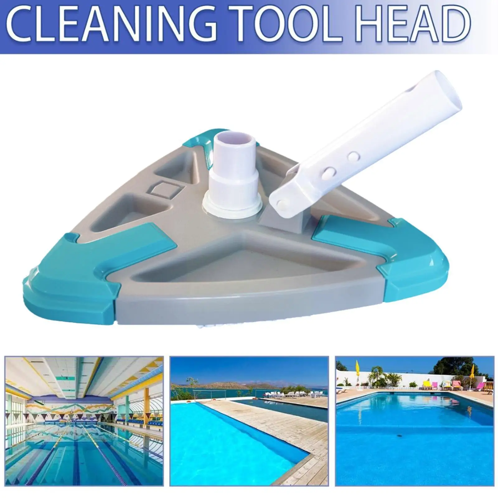 

Swimming Pool Triangle Type Sewage Suction Machine Brush Vacuum Tool Pools Swimming Cleaner Head Swimming Cleaning Suction O2O4