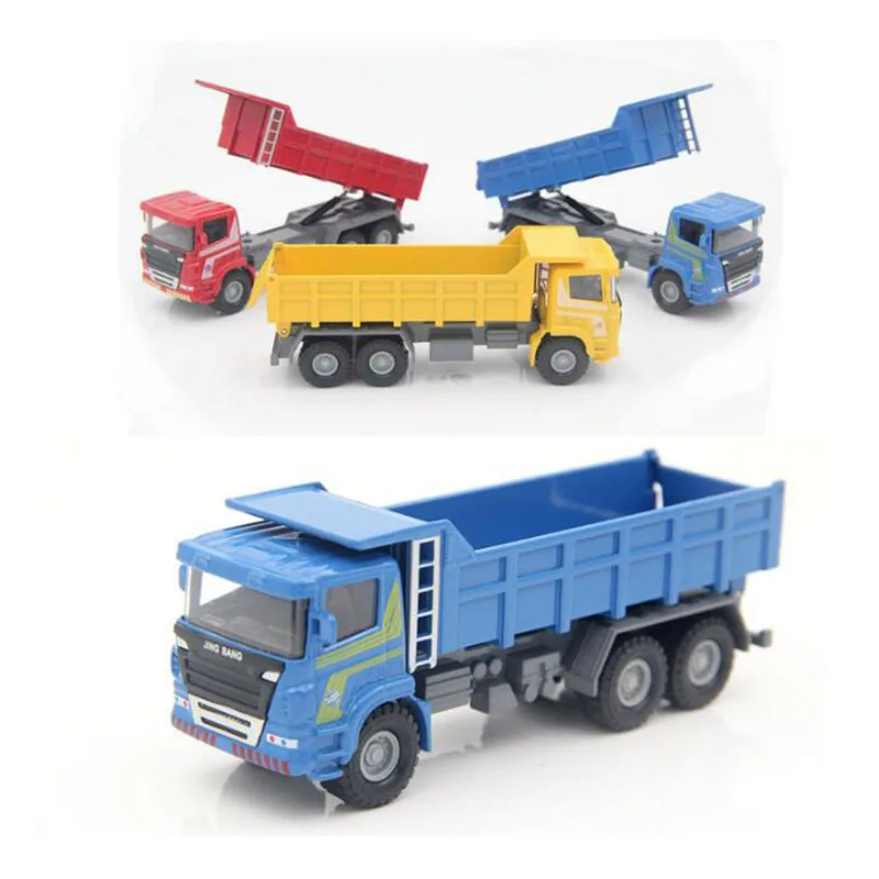 

1/60 Scale Diecast Alloy Metal Excavator Dump Truck Wheel Engineering Construction Vehicle Car Model Toy Collections