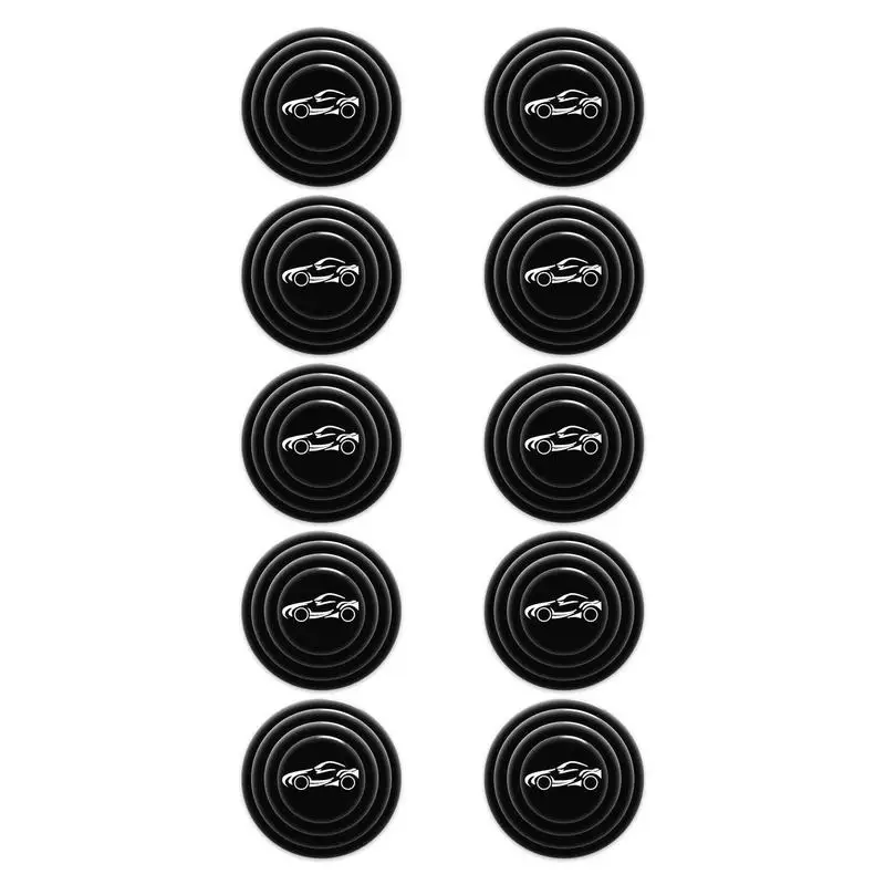 

Automobile Door Anti-collision Gasket 10 PCS Universal Vehicles Anti-shocking Silent Gaskets Durable Silicone Protection Pad For