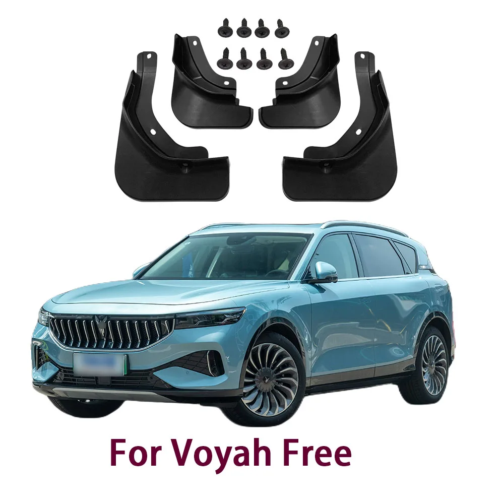 

MudFlaps For Voyah Free 2022 2023 Mudguards Mud Flaps Splash Guards Front Rear Wheels Fender Car Accessories 4Pcs