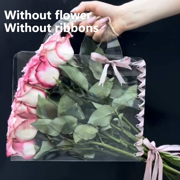 

Прозрачный бокс для цветов из ПВХ