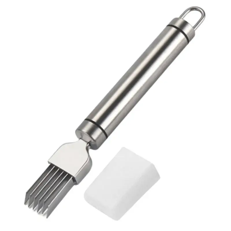 

Shred Silk Cutter Set Stainless Steel Scallion Cutter Vegetable Onion Garlic Cutter Safe Cutting Shield Kitchen Tool To Slice