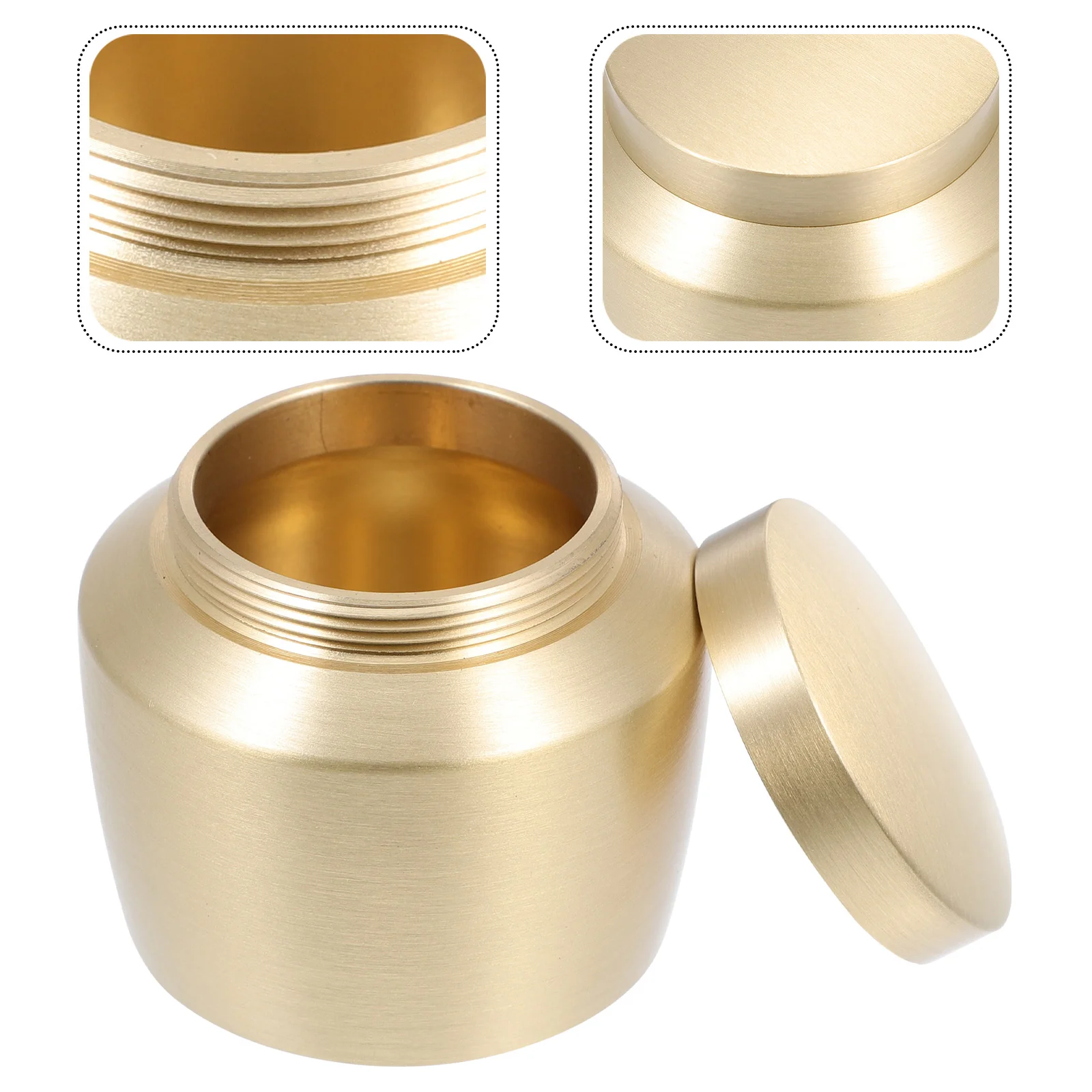 

Canister Copper Drugs Holder Copper Craft Tea Sealing Canister