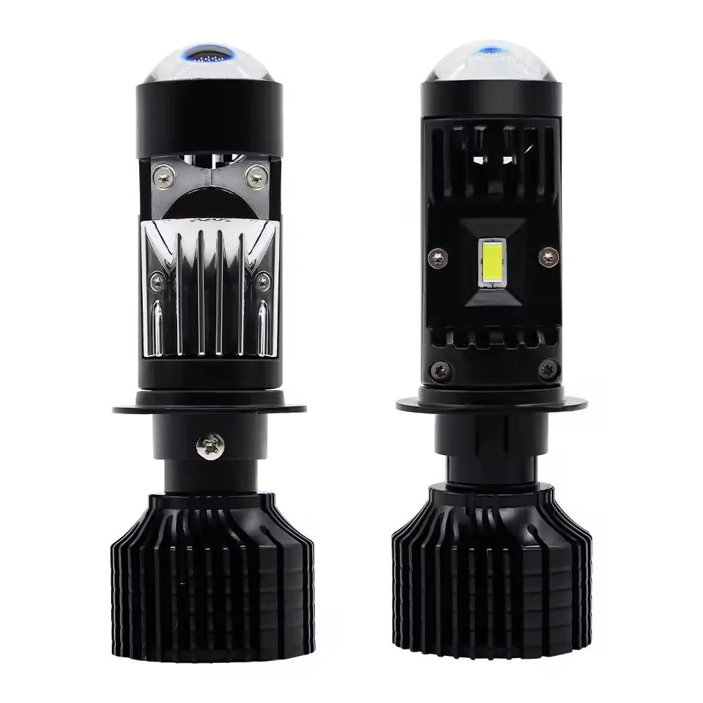 Универсальные светодиодные лампы для автомобильных фар Y10 H4 Мини-проектор Canbus