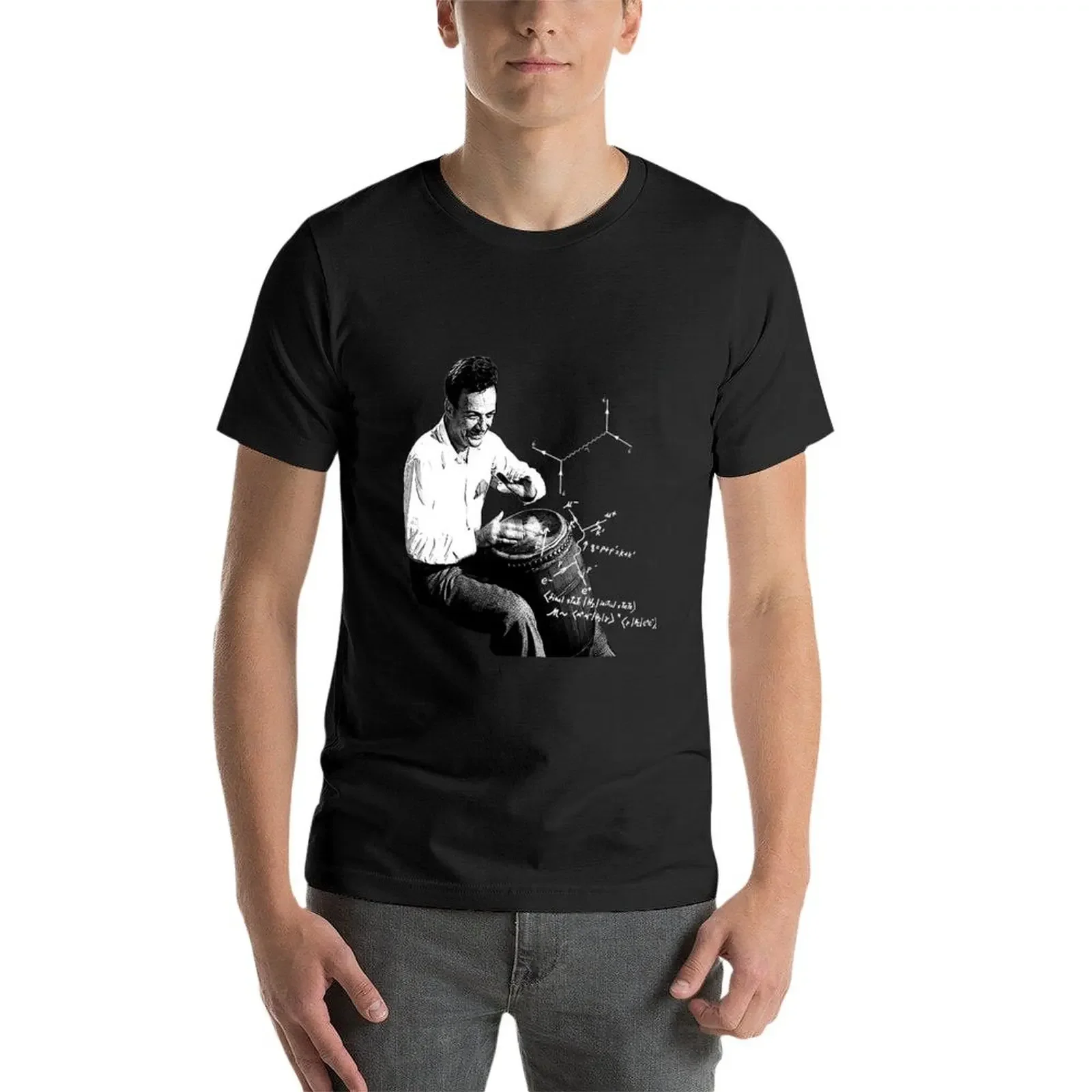 Футболка Richard Feynman Bongos футболка на заказ одежда футбольная дизайнерские рубашки