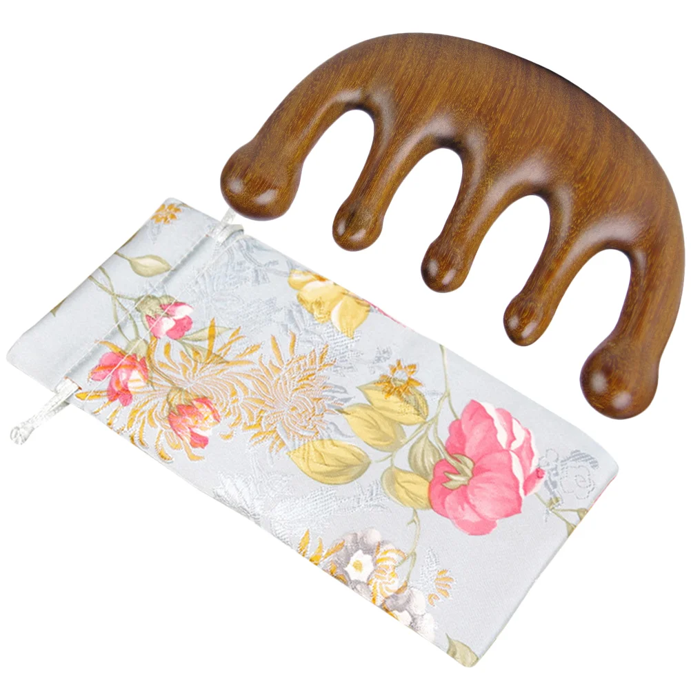 

Comb Scalp Head Hair Wooden Wide Scraping Wood Board Sandalwood Static Caring Anti Scrubber Smoothing Natural Salon Pocket