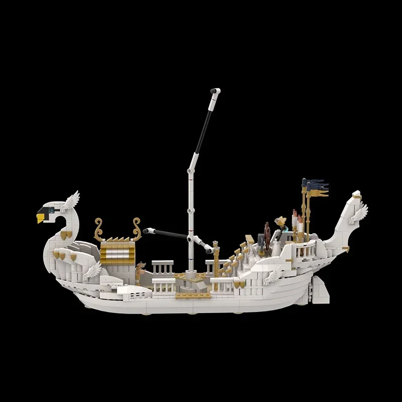 Строительные блоки Moc волшебные кольца сцена из фильма лебедь модель корабля