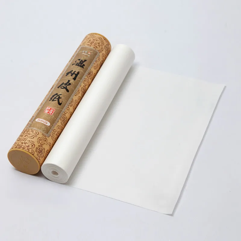 

Chinese Pure Mulberry Paper Handmade Calligraphy Painting Rice Paper Rolling Half Ripe Fiber Xuan Paper Rijstpapier Papel Arroz