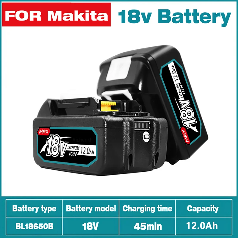 

Оригинальный литий-ионный аккумулятор Makita с зарядным устройством 18 в 12 Ач BL1860 аккумулятор используется для замены BL1850 BL1880 BL1860B LXT400.