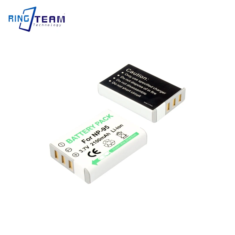 Внешний аккумулятор с ЖК-дисплеем и двойным USB-зарядным устройством NP95 для Fujifilm