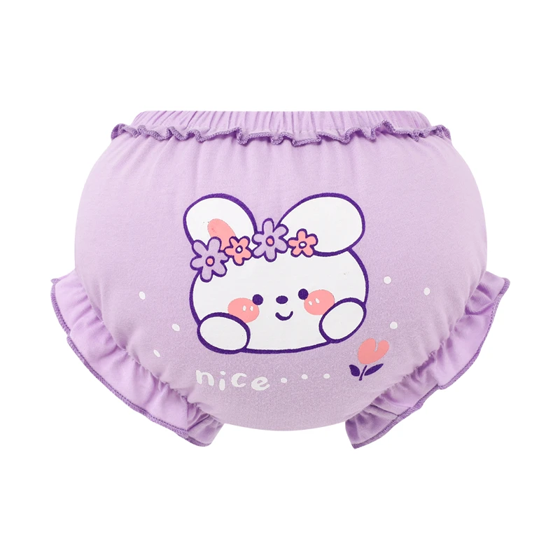 Шорты из 100% хлопка для малышей милые трусики с рисунками маленьких девочек