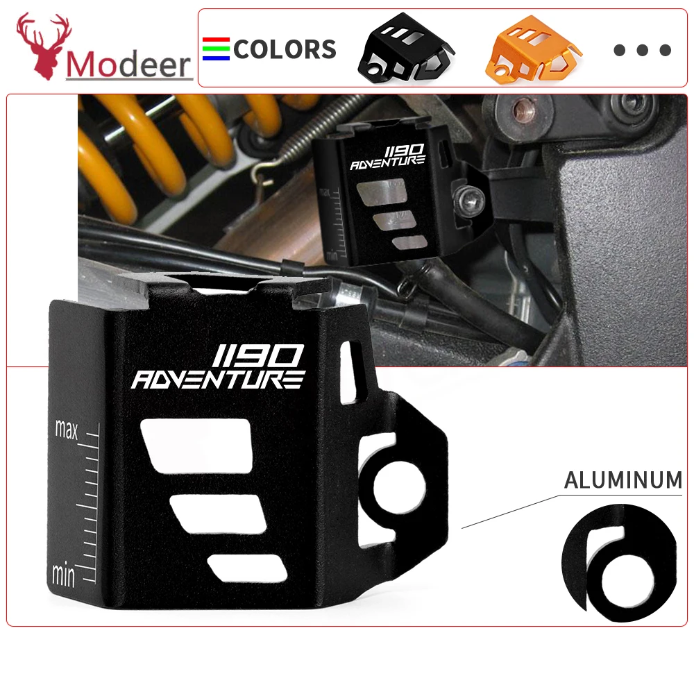 

For KTM 1190 Adventure 2014-2022 2021 Motorcycle Accessories CNC Rear Brake Fluid Reservoir Cover Guard Protector 1190Adventure