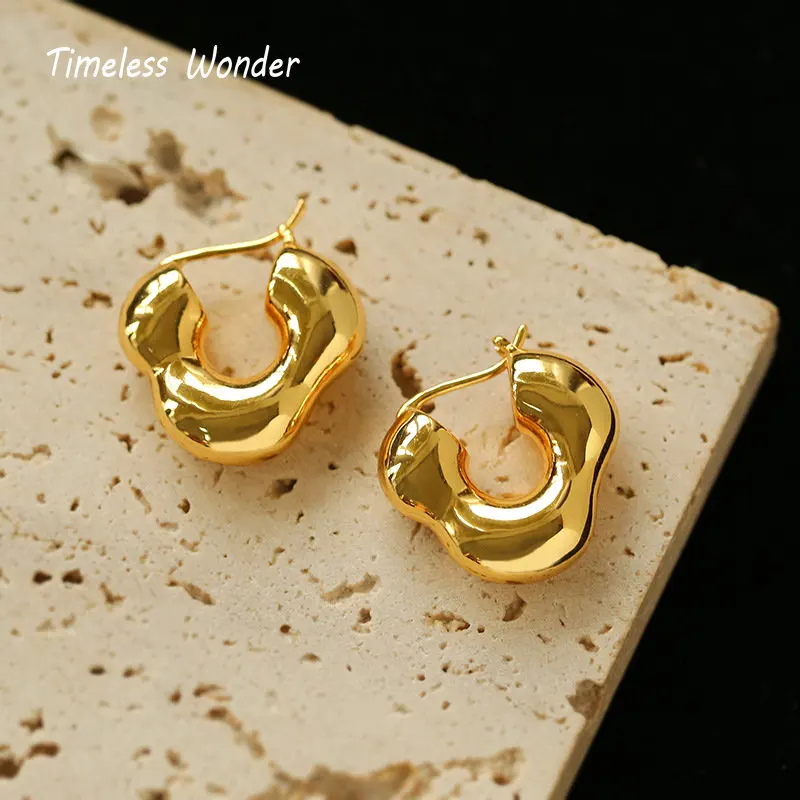 

Женские серьги-кольца из латуни, в стиле панк