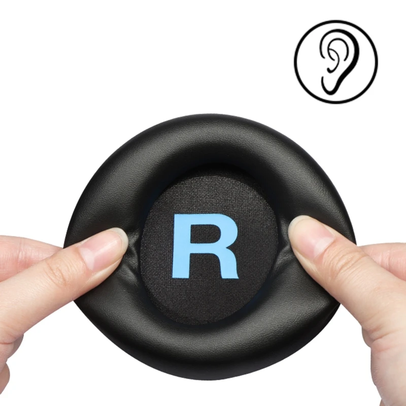 

Сменные кожаные амбушюры 50 Па, совместимые с legion h300 h500, наушники с круглыми чашечками, удобные амбушюры