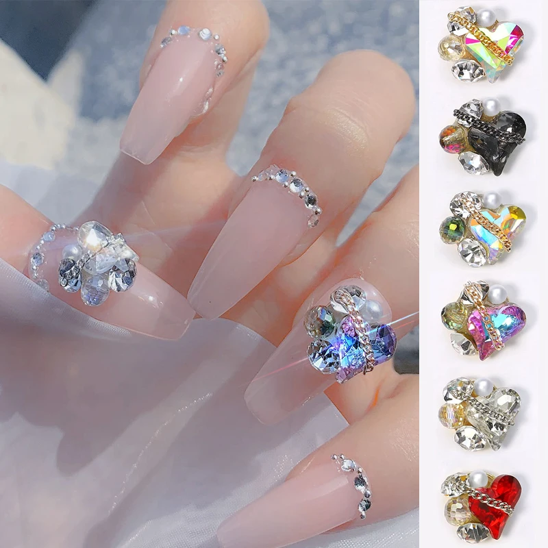 

6 шт./партия, декоративные Стразы для ногтей