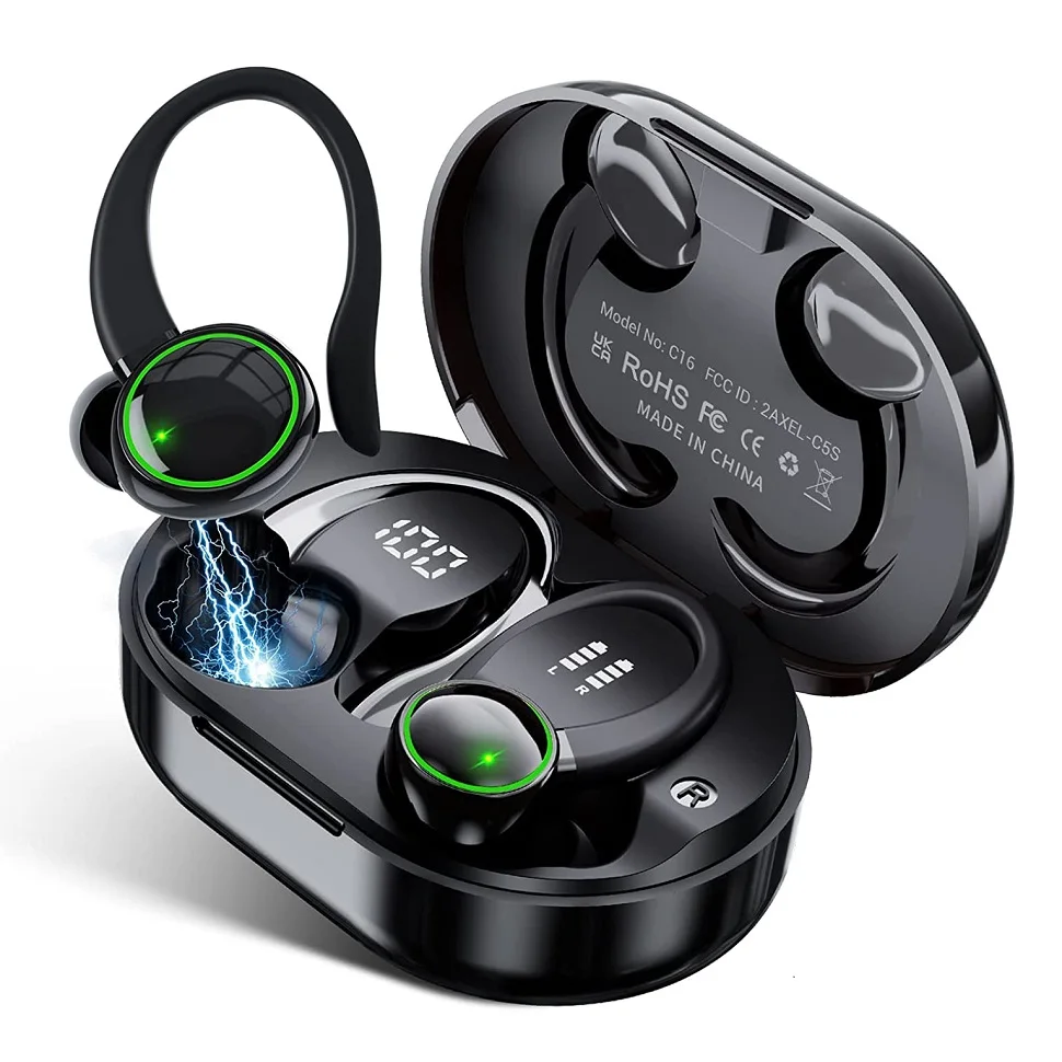 

TWS Bluetooth 5,3 наушники-вкладыши спортивные гарнитуры светодиодные наушники беспроводные наушники-вкладыши шумоподавляющий микрофон 48 часов HiFi время прослушивания музыки