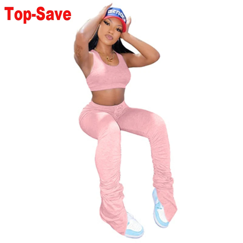 

Wholesale Sexy Two Piece Set Crop Top and Cargo Pants Suits Streetwear Tracksuit Women Summer Clothes Matching Sets Dropshipping