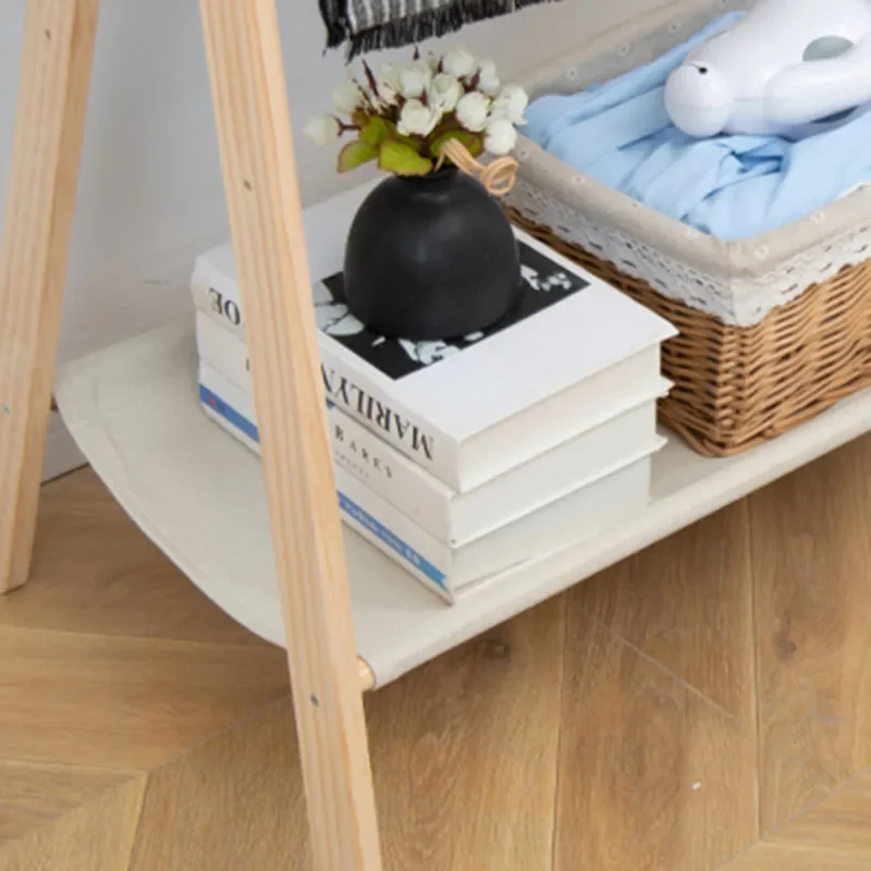 Деревянные садовые вешалки для пальто открытый минималистичный стеллаж