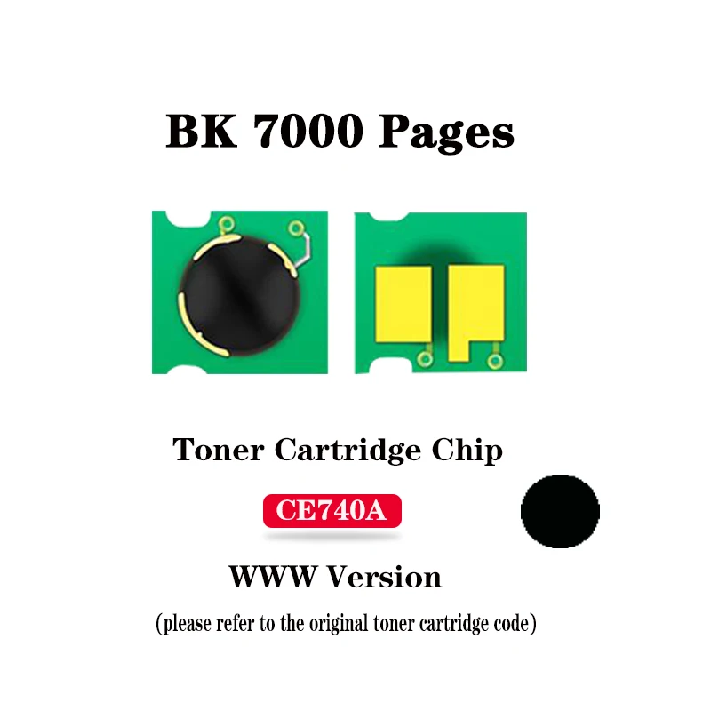 

CE740A/CE741A/CE742A/CE743A Toner Cartridge Chip for HP LaserJet CP5225/5225n/5225dn