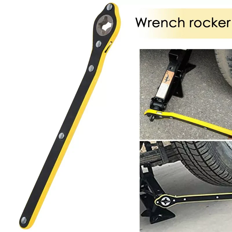 

Auto Labor-saving jack ratchet wrench Scissor Jack Garage Tire Wheel Lug Wrench Handle labor-saving wrench Phillips wrench