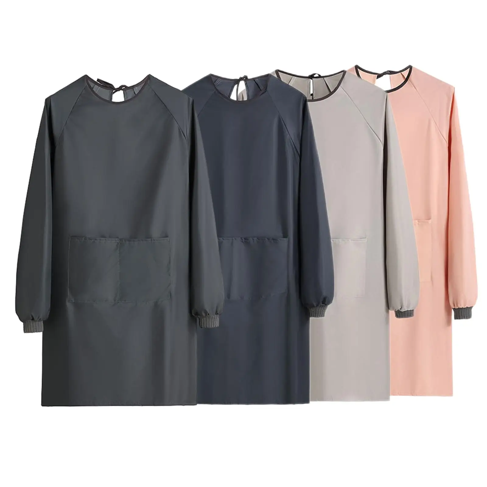 

Pet Grooming Apron Hair Cut Workwear with 2 Pockets Stain Repellant