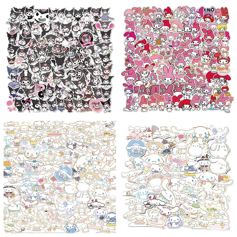 

50pcs anime Sticker Toys for Girls Kawaii Stickers Cute Sticker Pack Sanrio Stickers Laptop Skin Kuromi My Melody Sticker