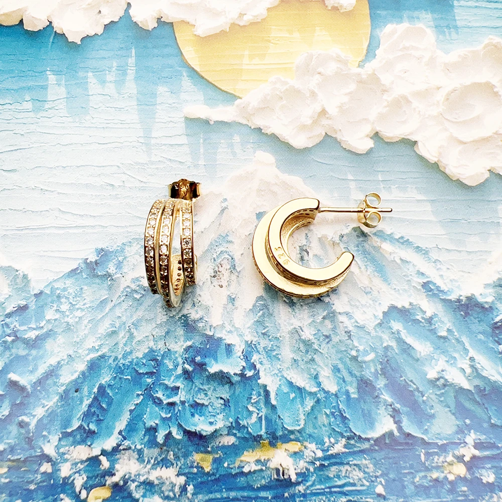 Золотые круги креольское шарнирное кольцо Изящные Ювелирные изделия для женщин