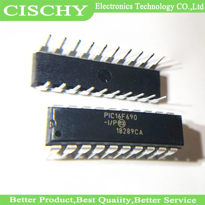 

2 шт PIC16F690-I/P PIC16F690 DIP-20 в наличии