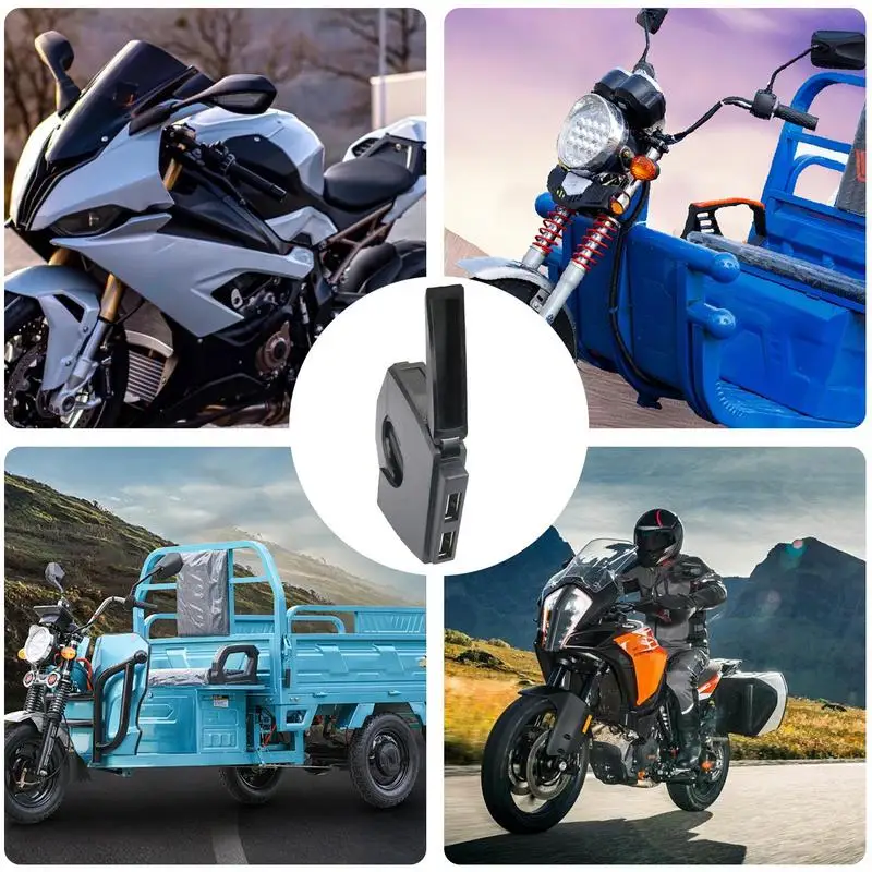 Зарядное устройство для мотоцикла с двумя USB-портами